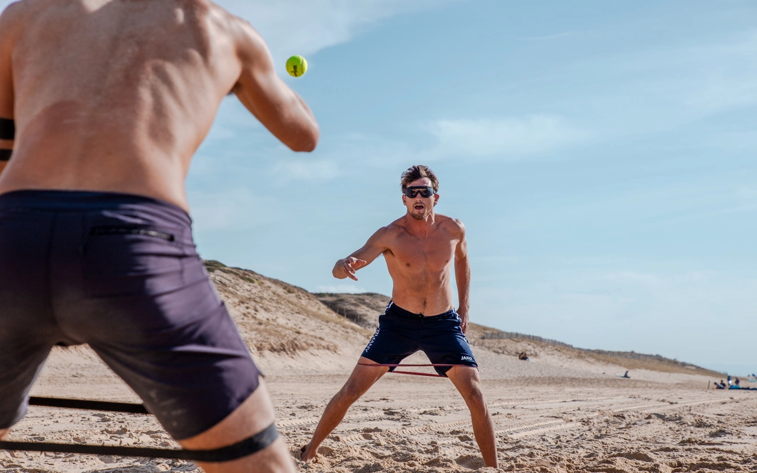 Cross Training on the beach in Peniche, Portugal