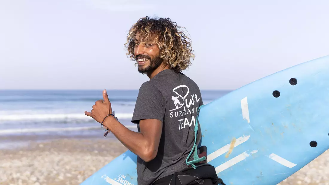 Surfing in Morocco