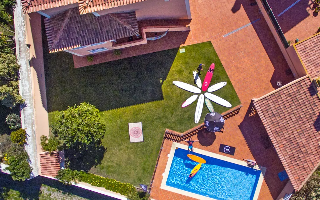 New lodge with pool and garden