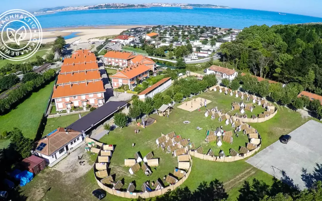 The first surf camp that was exclusively equipped with wooden cabins