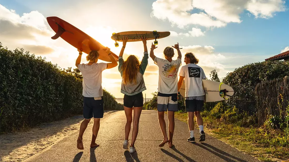 longboarden und surfen lernen