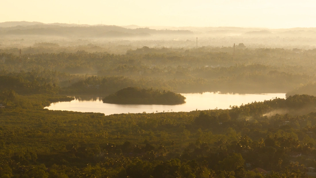 See von oben in Sri Lanka