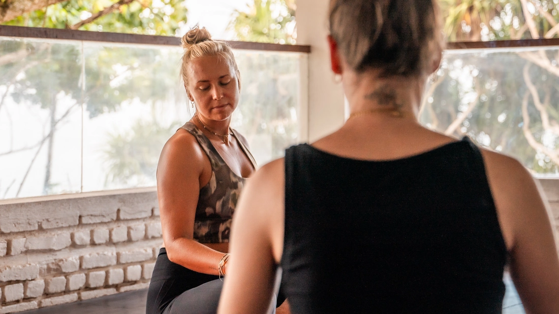 Yoga Session direkt im Haus