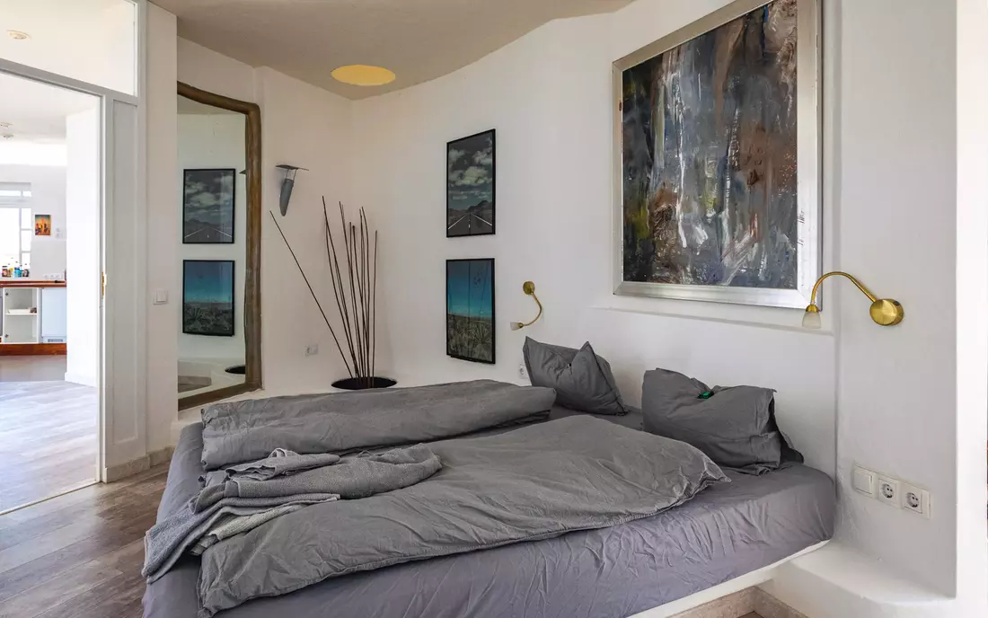 bedroom at surf villa fuerte