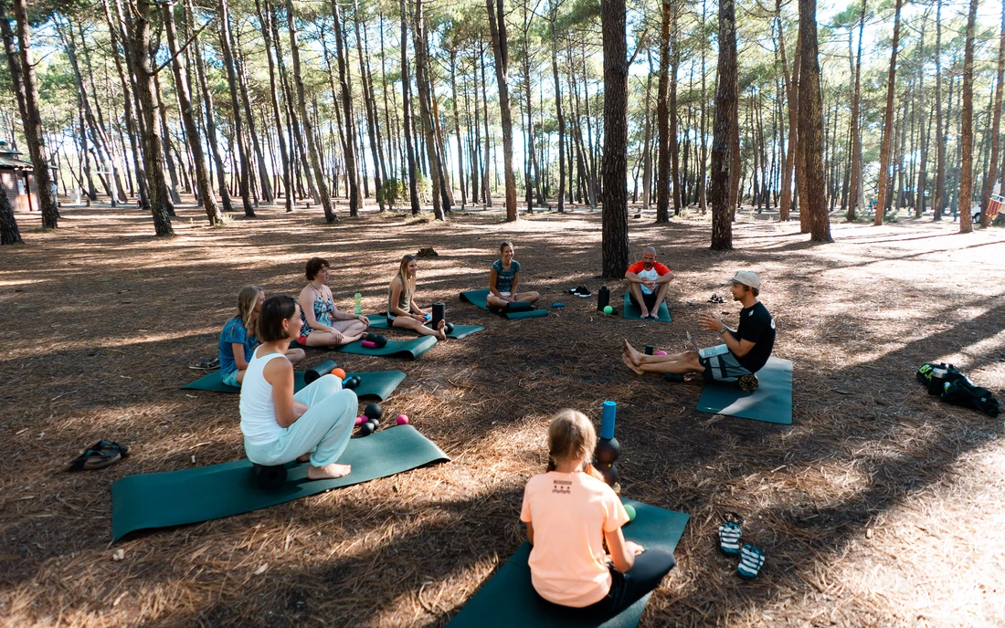 Familien Surfurlaub Frankreich Surfcamp Biscarrosse Surf- und Yogaurlaub