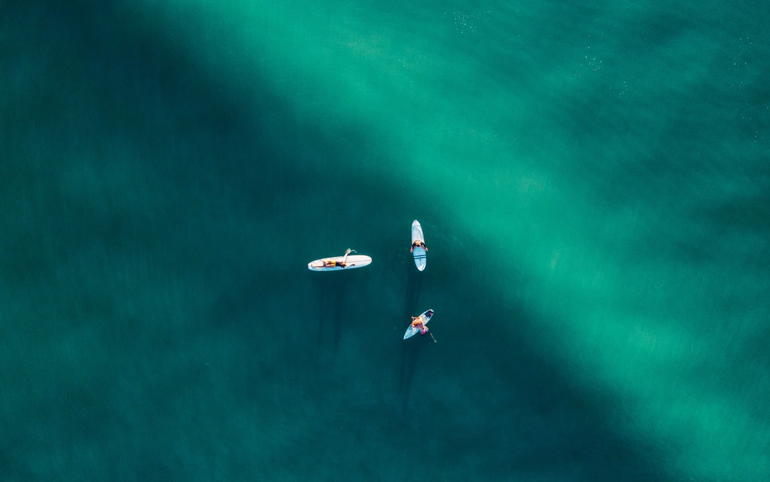 Surflodge Fuerteventura azurblaues Wasser