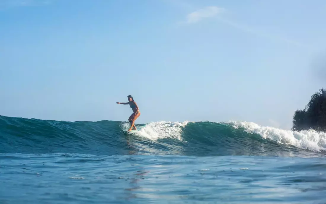 rechtshänder Mirissa surfen