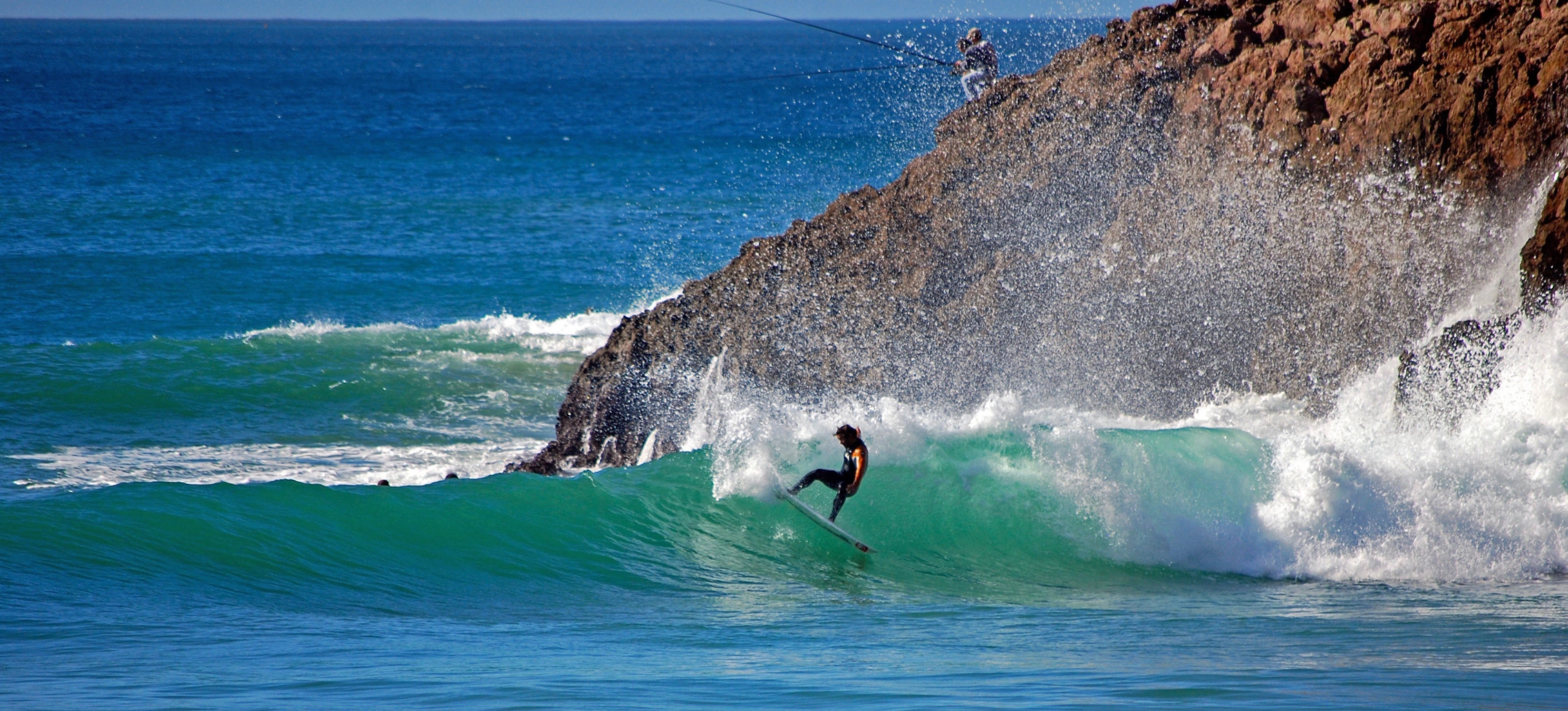 Wellenreiten an der portugiesischen Algarve