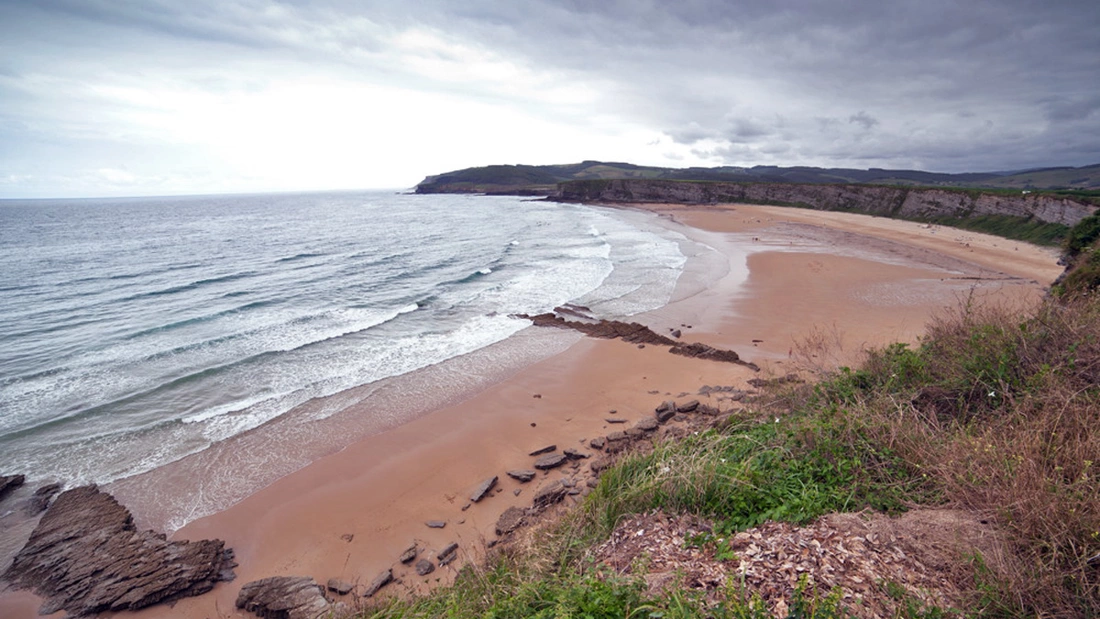 Surfspot in Santander, Spanien