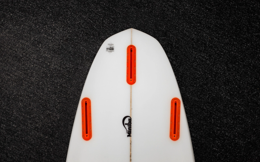 Das Diamond Tail bei einem Surfbrett