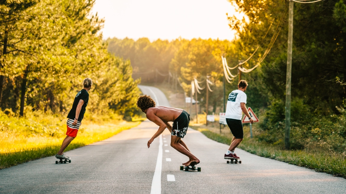 Downhill Session im Pinienwald