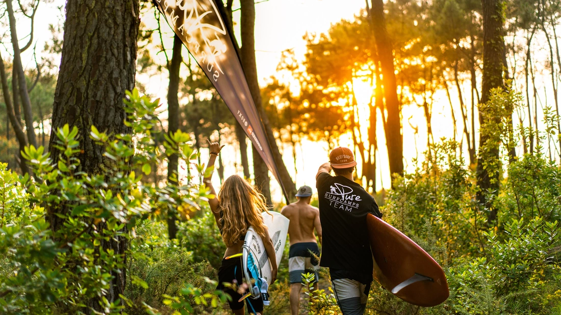 Jugendreise Surfcamp St Girons Frankreich Strand