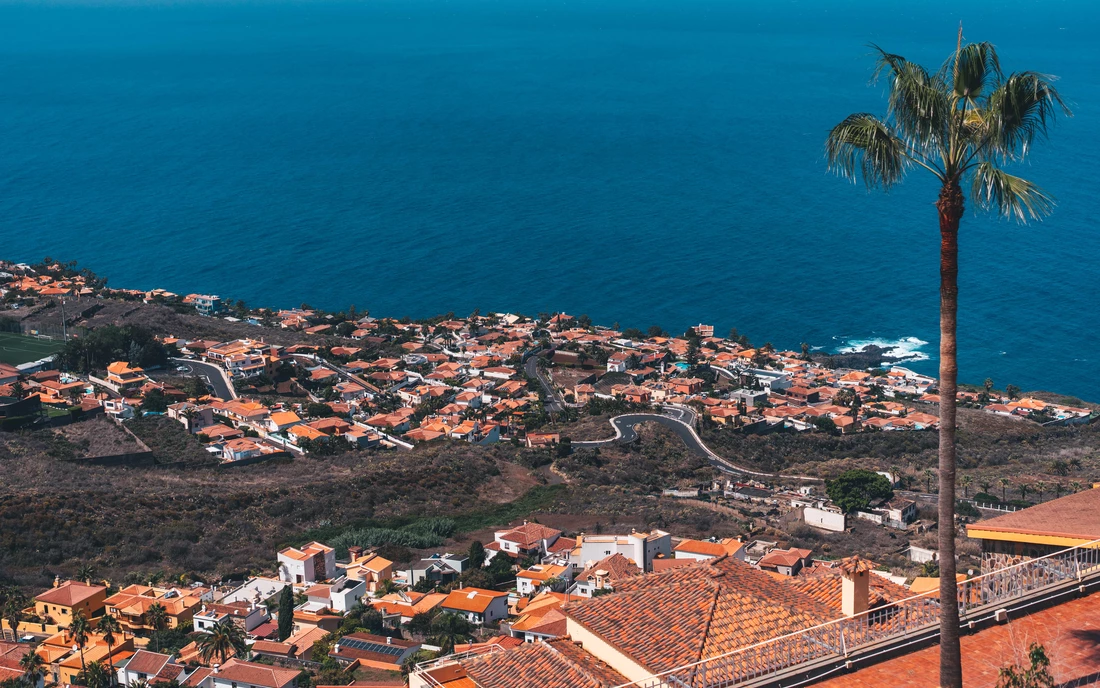 Pure Surfcamp Tenerife coastal town