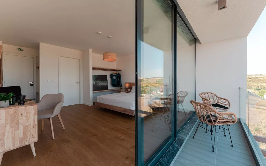 Surf Villa Ericeira Portugal Premium Suite balcony sea view