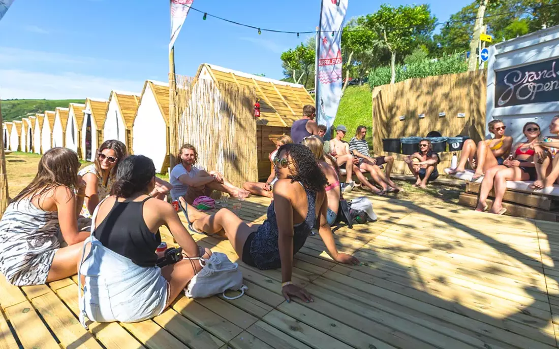 common areas at surf camp zarautz