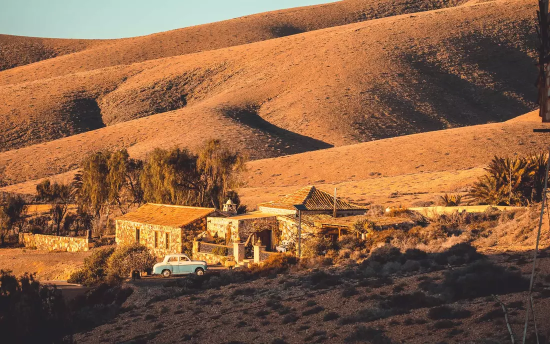 surfcamp fuerteventura landschaften