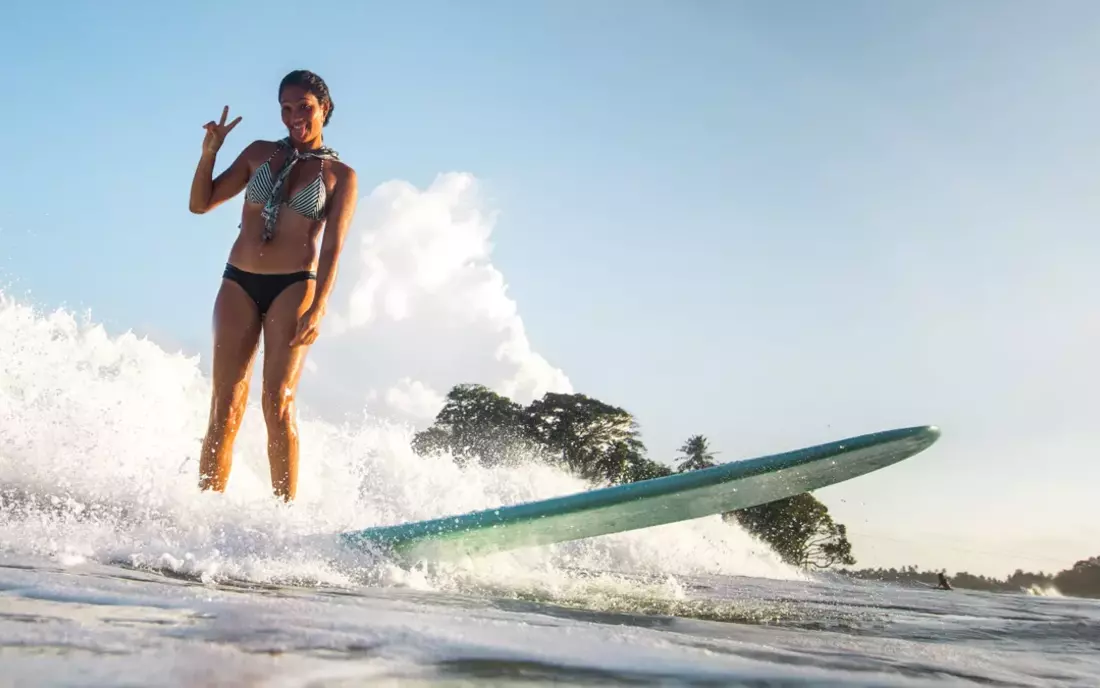 Action und Spaß beim Surfguiding