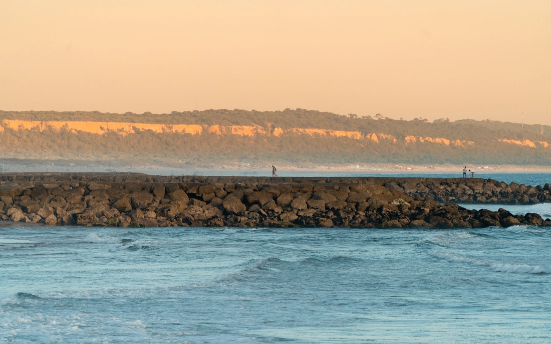 Enjoy the sunset on the promenade