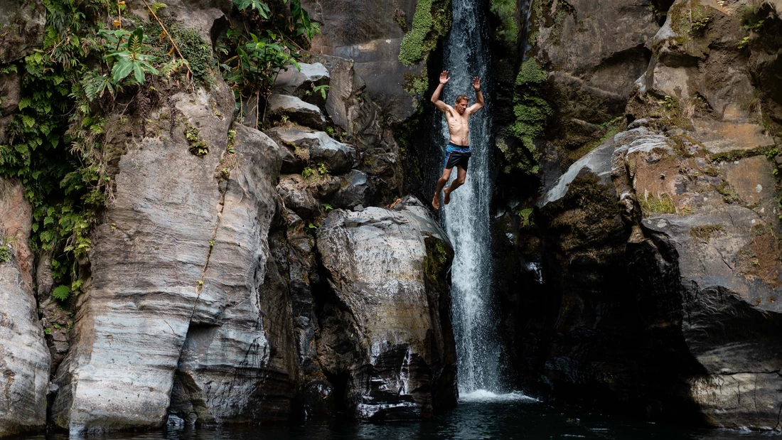 Sao Miguel waterfall