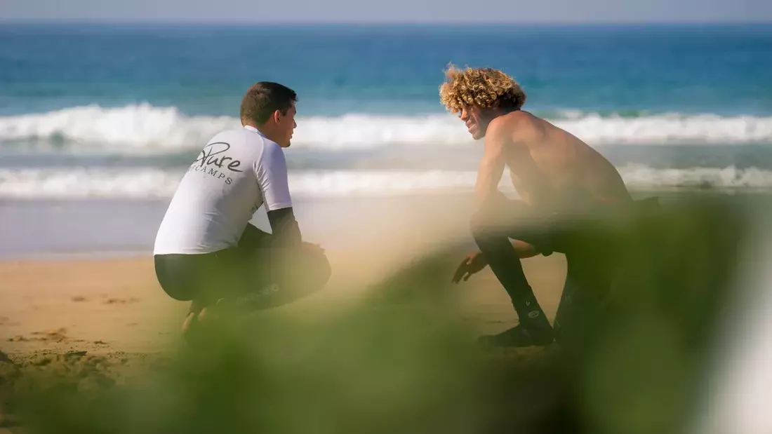 Surf course Morocco