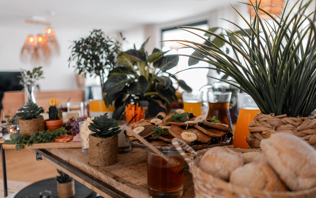 Frühstück in gemütlichster Umgebung