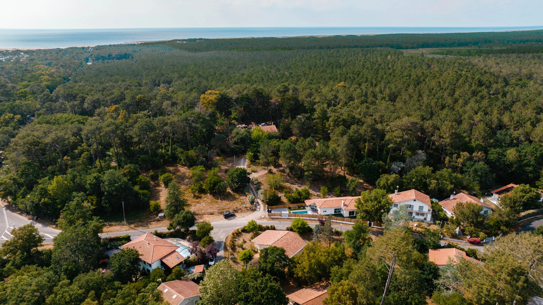 Surfcamp Frankreich Strandnähe Ferienhaus mit Pool