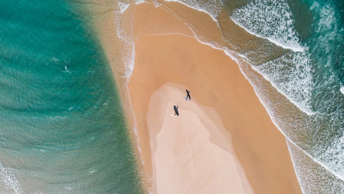 Sandbank in ST Giron