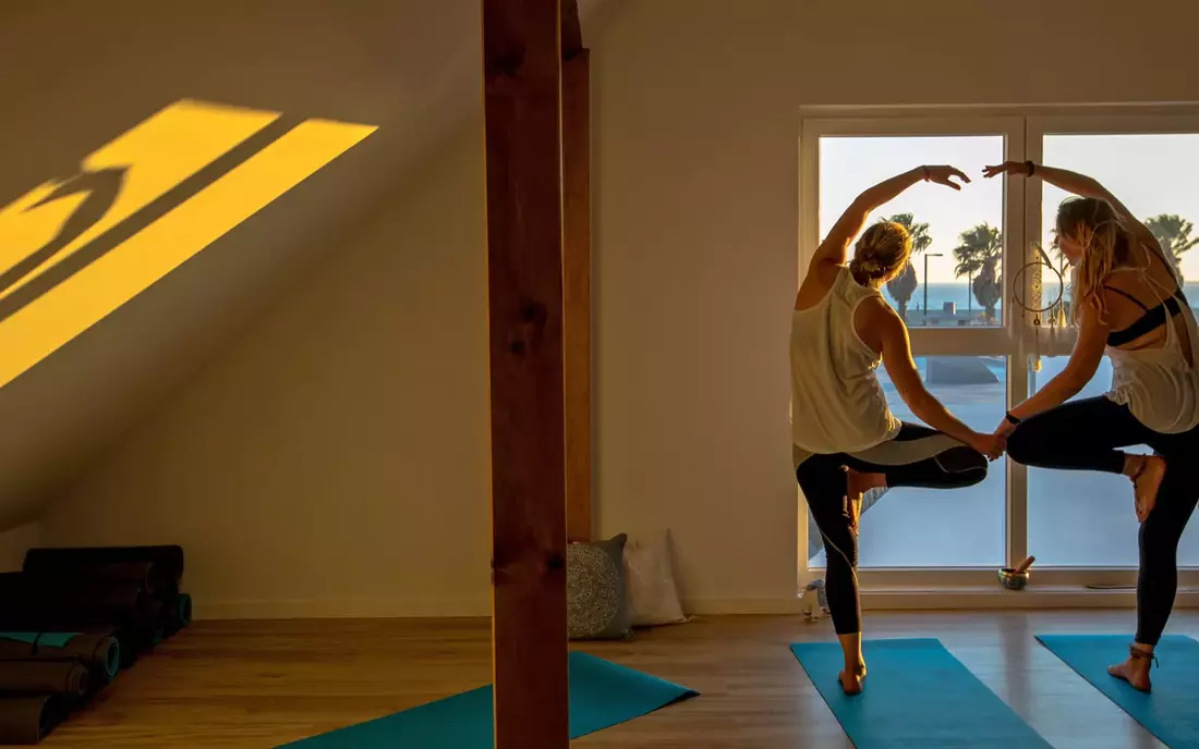 Yoga with a sea view for all guests