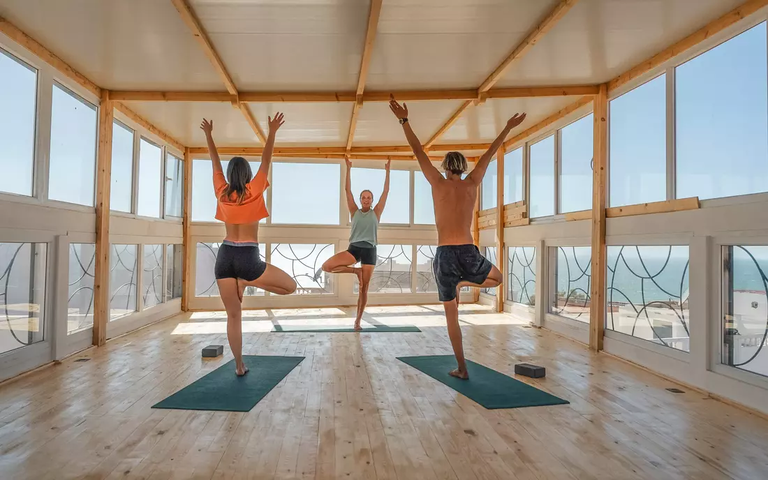 Yoga mit Meerblick