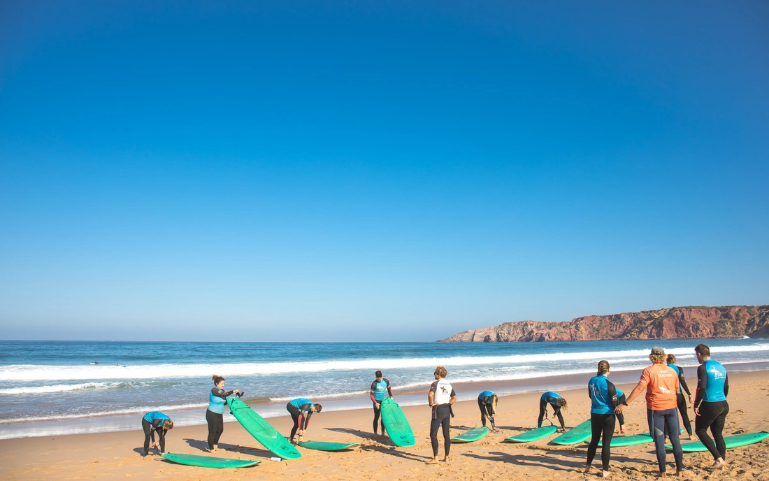 Learn to surf with certified surf instructors