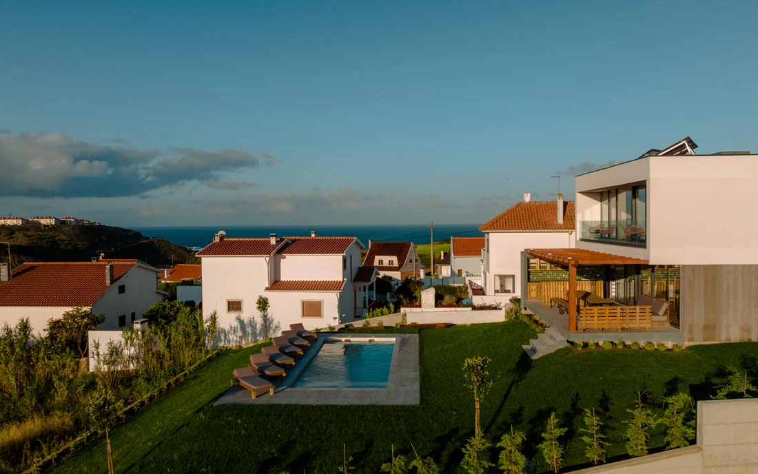 Surf Villa Ericeira Portugal Surfcamp with sea view