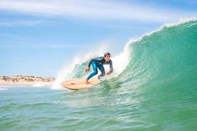 Surfen im Herbst