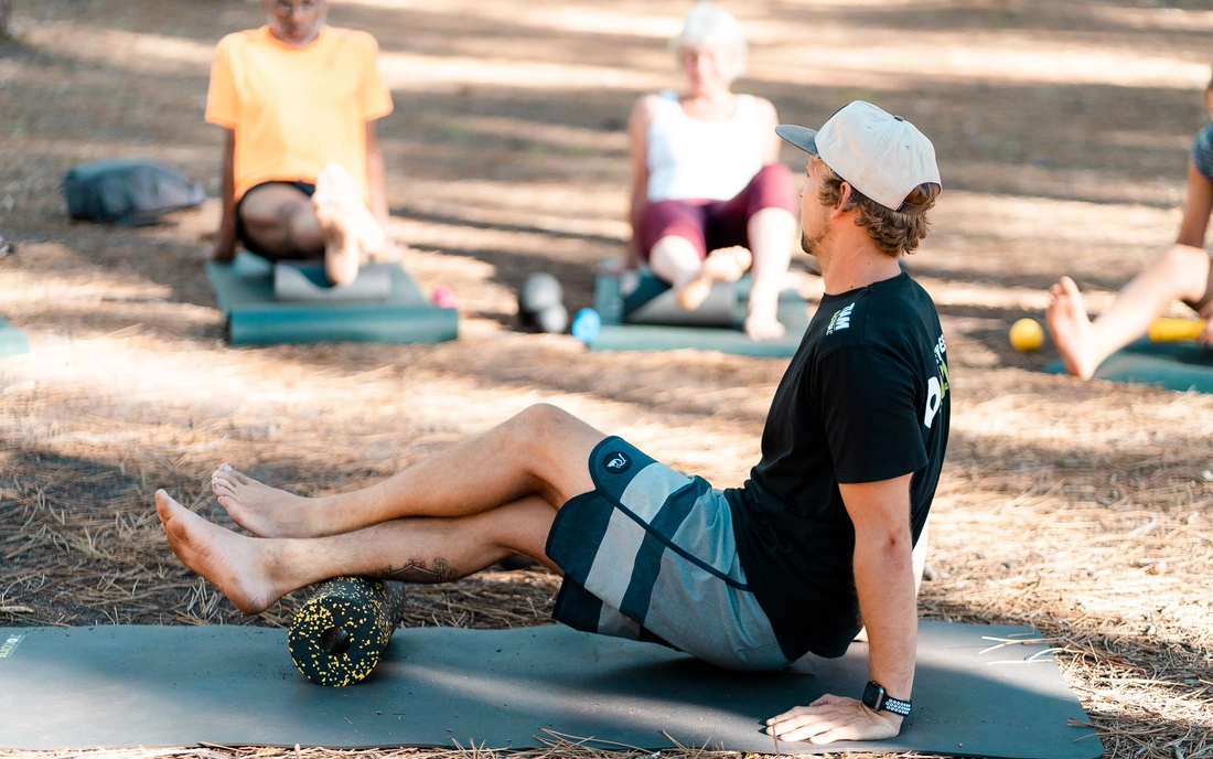 Familien Surfurlaub Frankreich Surfcamp Biscarrosse Yoga