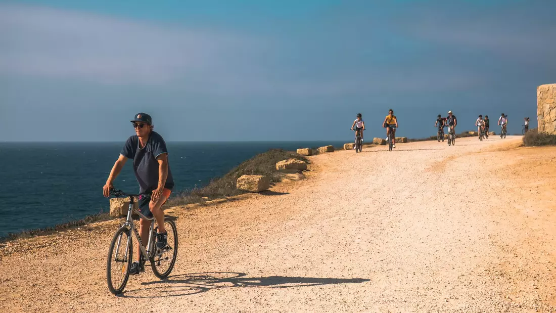 Our mountain bikes are ideal for the gravel roads