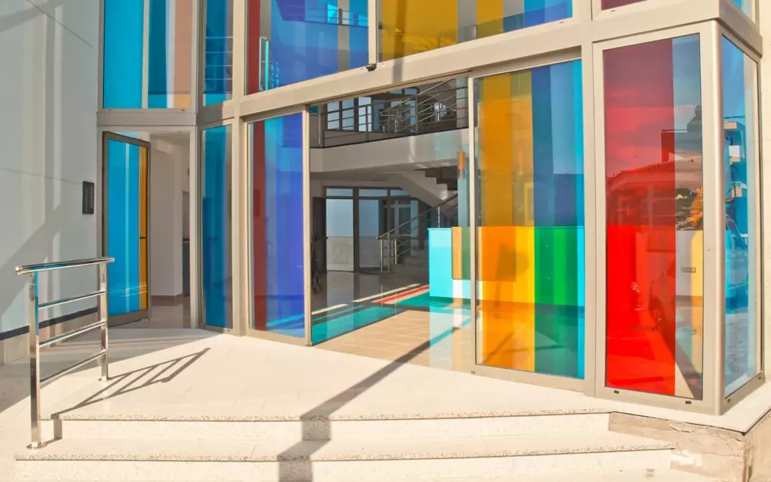 entrance of apartment in surf camp fuerteventura