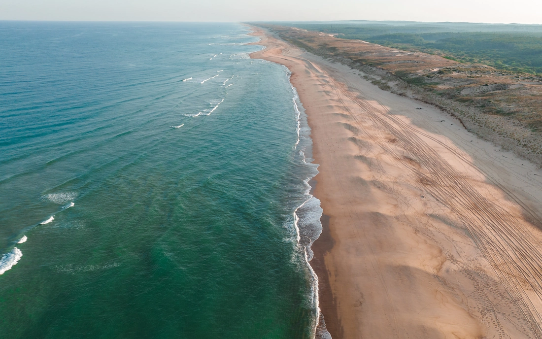 Puresurfcamps Familien Surfcamp St. Girons Strand