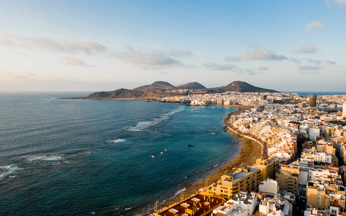 Surf cam Gran Canaria coast city