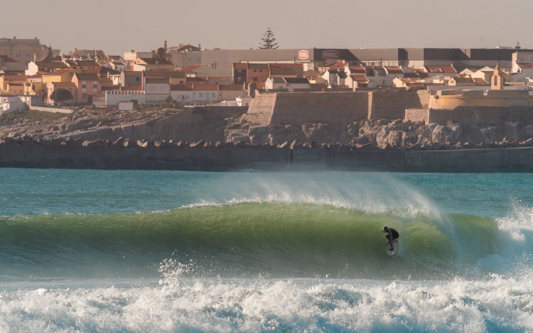 when the conditions are good you can surf green waves.