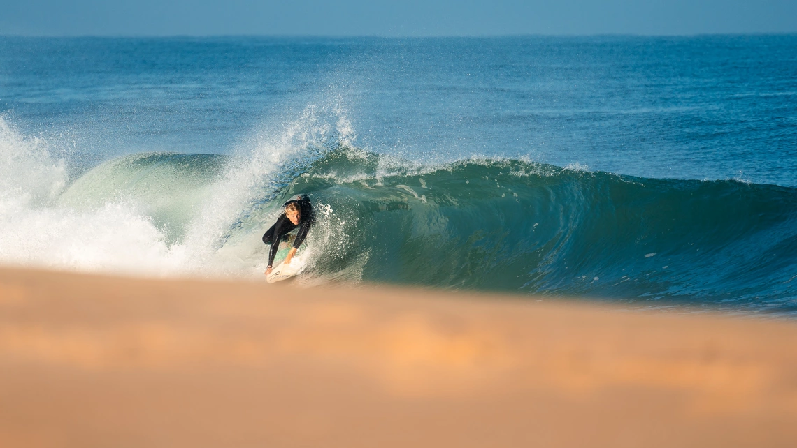 beste Surfbedingungen in der Nebensaison