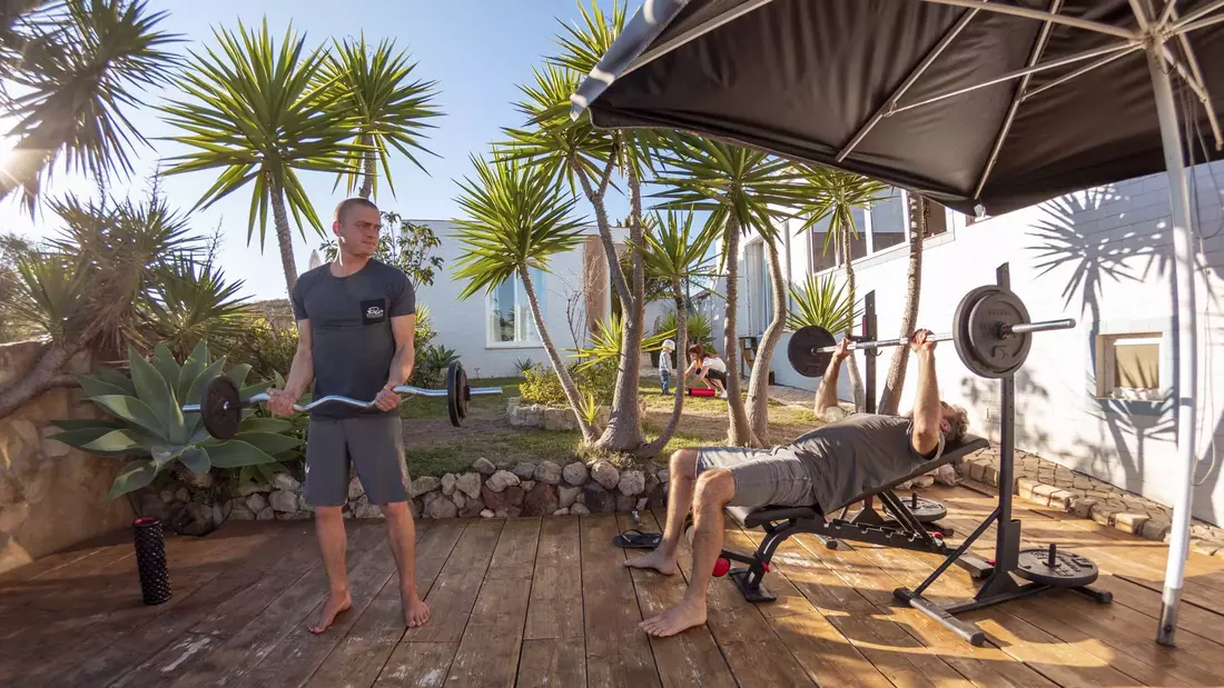 Our outdoor gym in Portugal