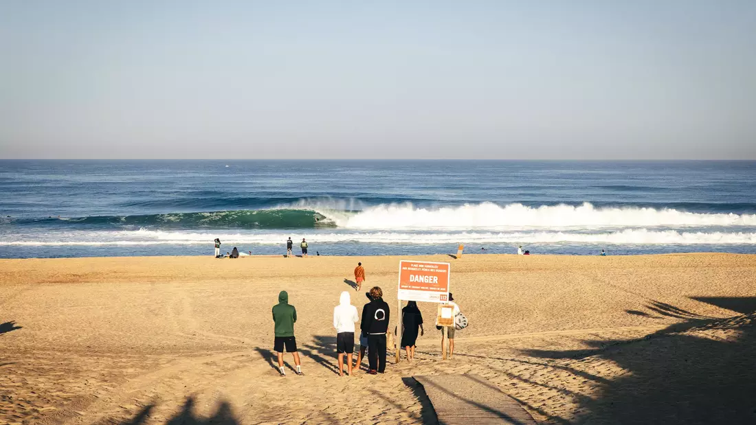 Auch zum Zuschauen bei den Profis ist Hossegor der Hotspot in Frankreich