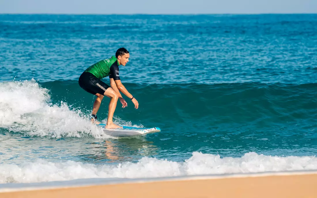 Surfen bei perfekten Bedingungen