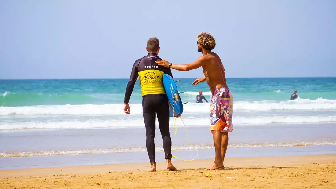 Surf course Morocco