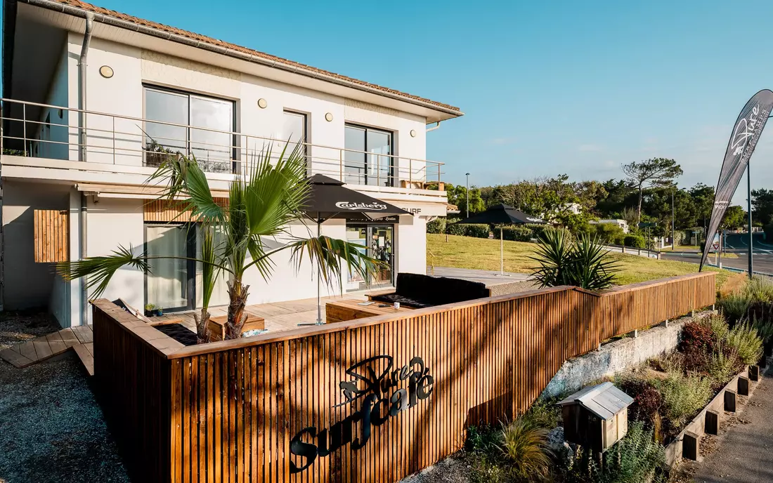 Enjoy a drink at the new Pure Surfcafé