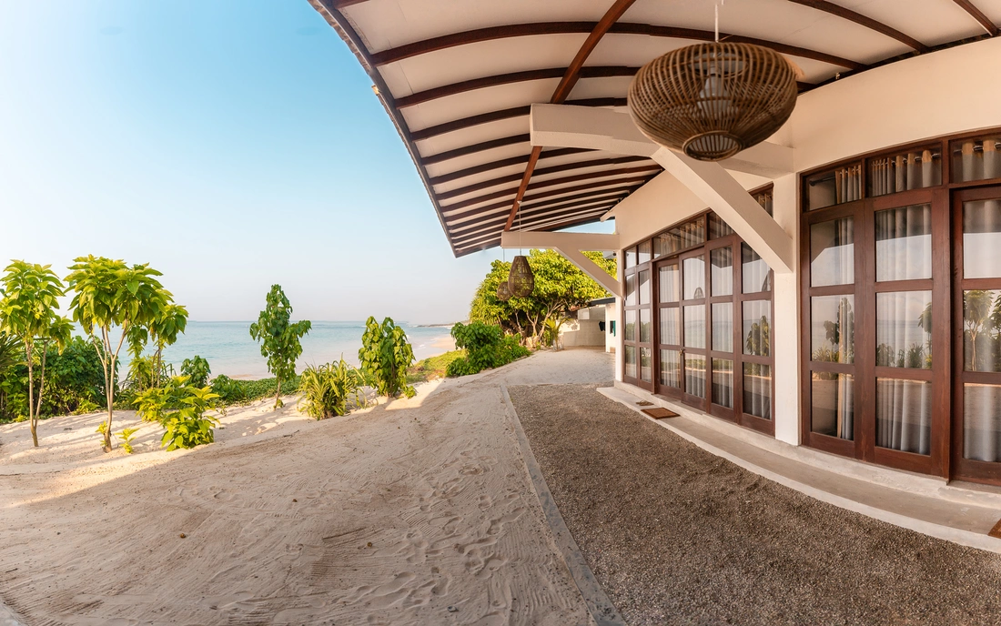 Meer, Strand, Haus, Unterkunft