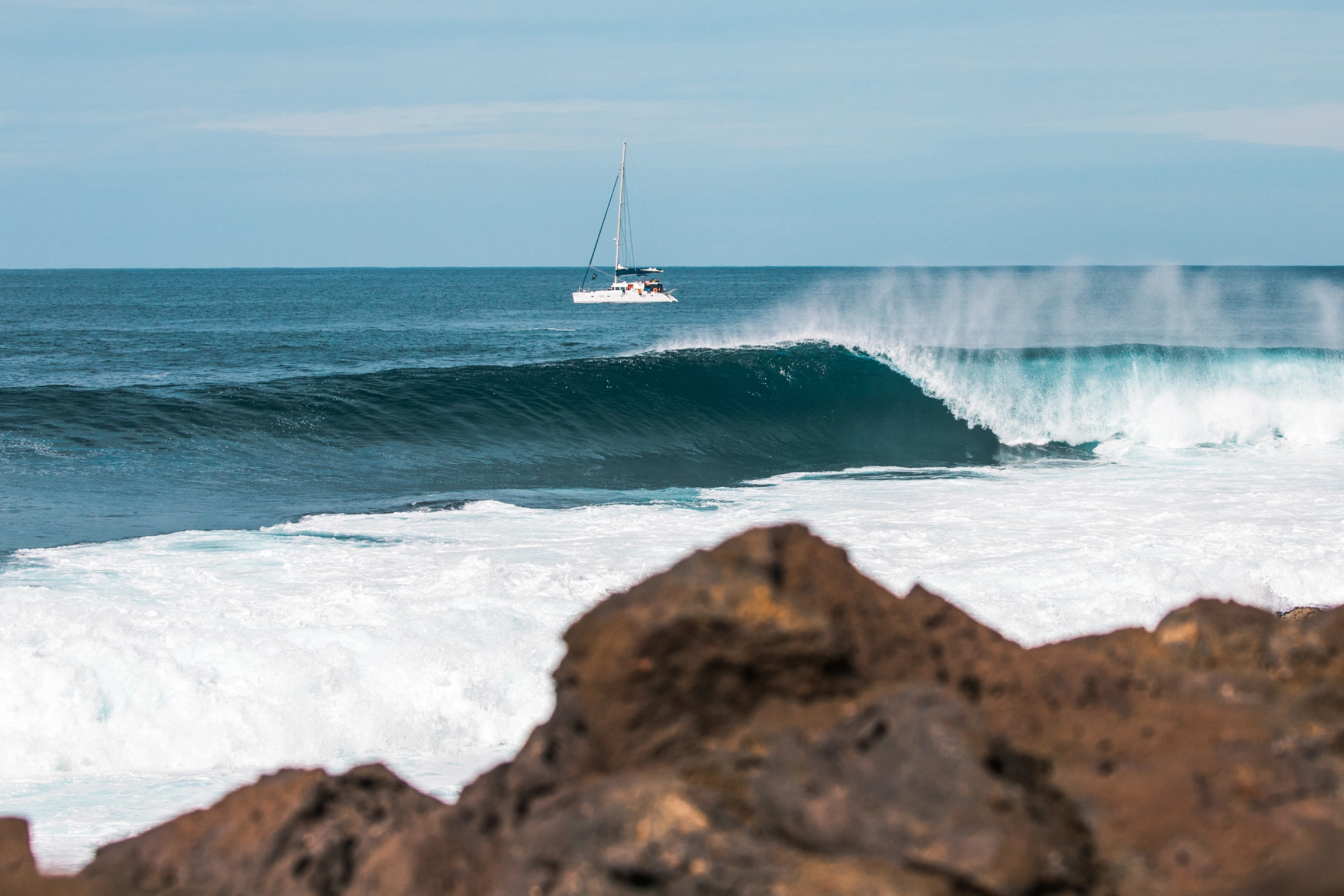 Pure surft auf Teneriffa