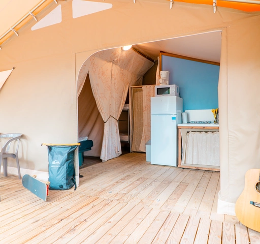 [Translate to English:] Unterkunft im Familien Surfcamp Biscarosse