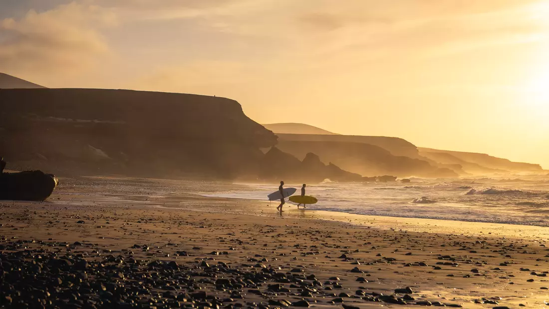 Sunsets in Fuerteventura.