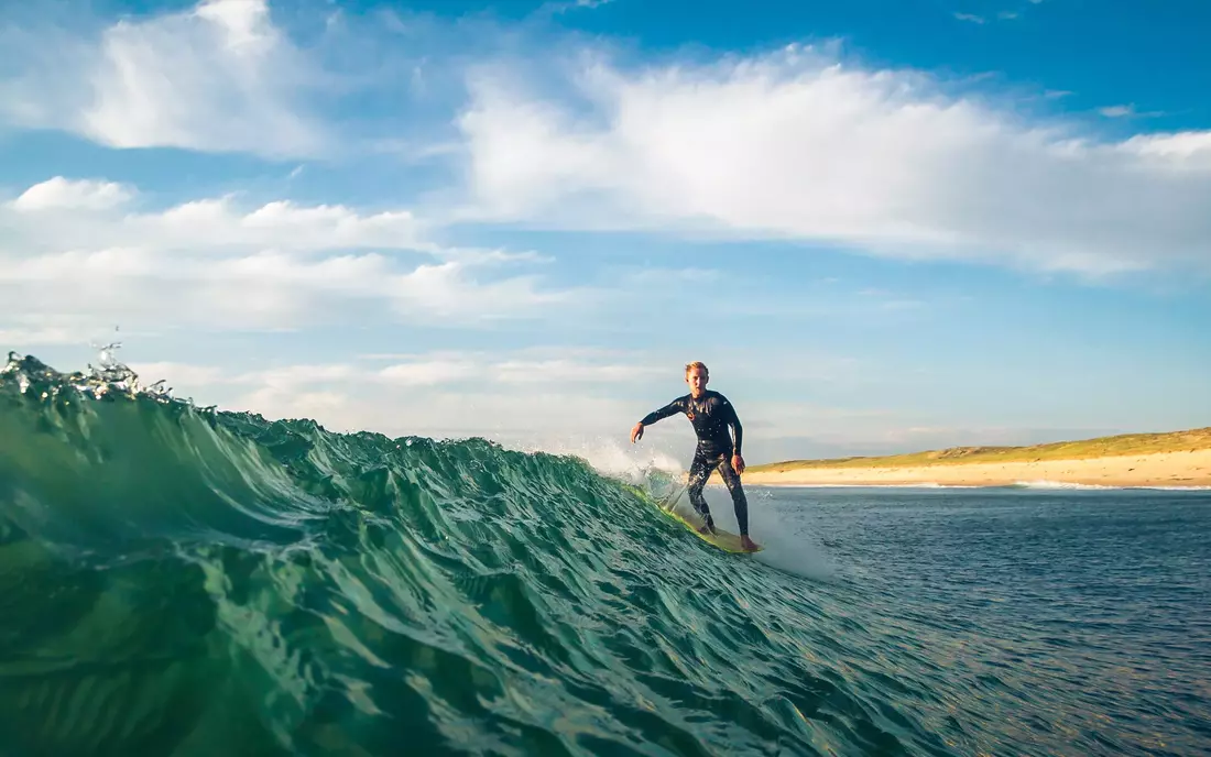 surfing in Biscarrosse Plage is a surfer's dream