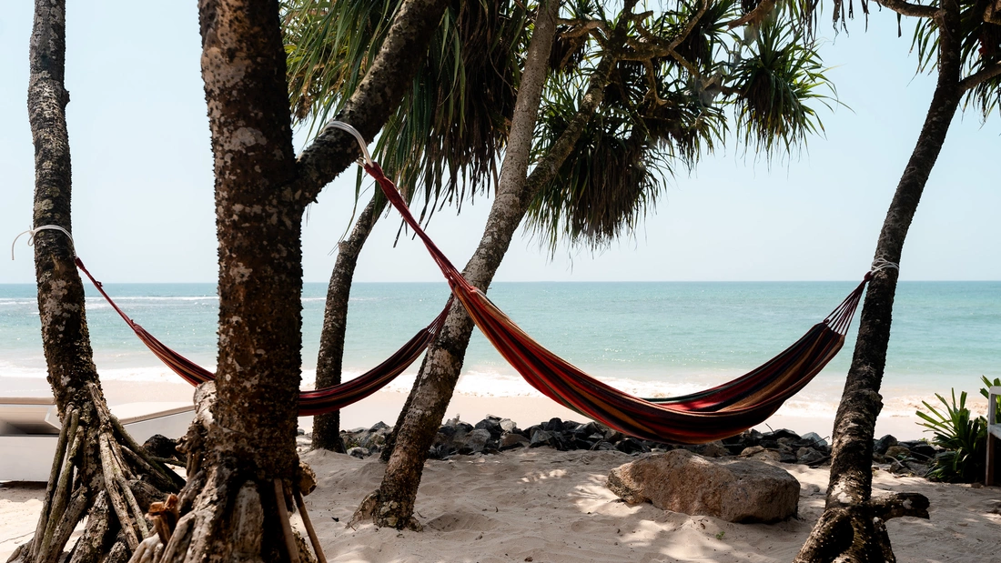 Beachfront Surfcamp Sri Lanka Kathaluwa Strandzugang